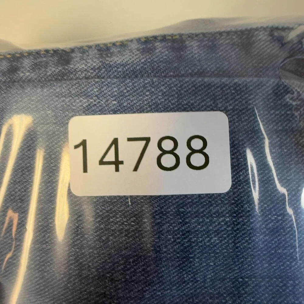 American Eagle Jean Mens 34x30 Blue Denim Straight Leg Cotton Relaxed Fit Modern
